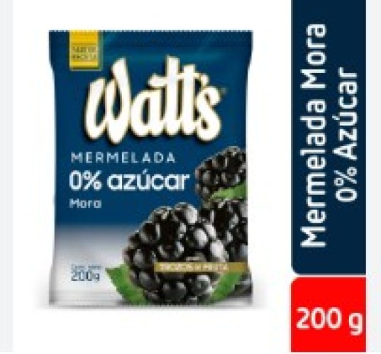 mora watts sin azucar